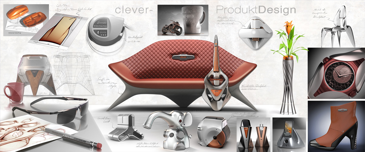 Product Design Concept Portfolio from the Designer Thomas Clever NRW / Germany
